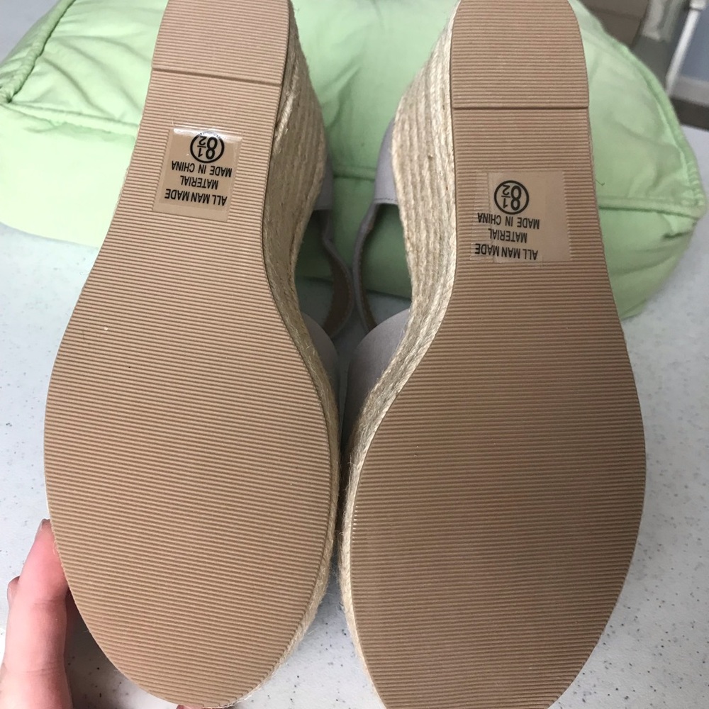 Platform Soda Espadrille Wedges - Picture 5 of 5